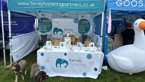Discussing Fostering at the Frampton County Fair